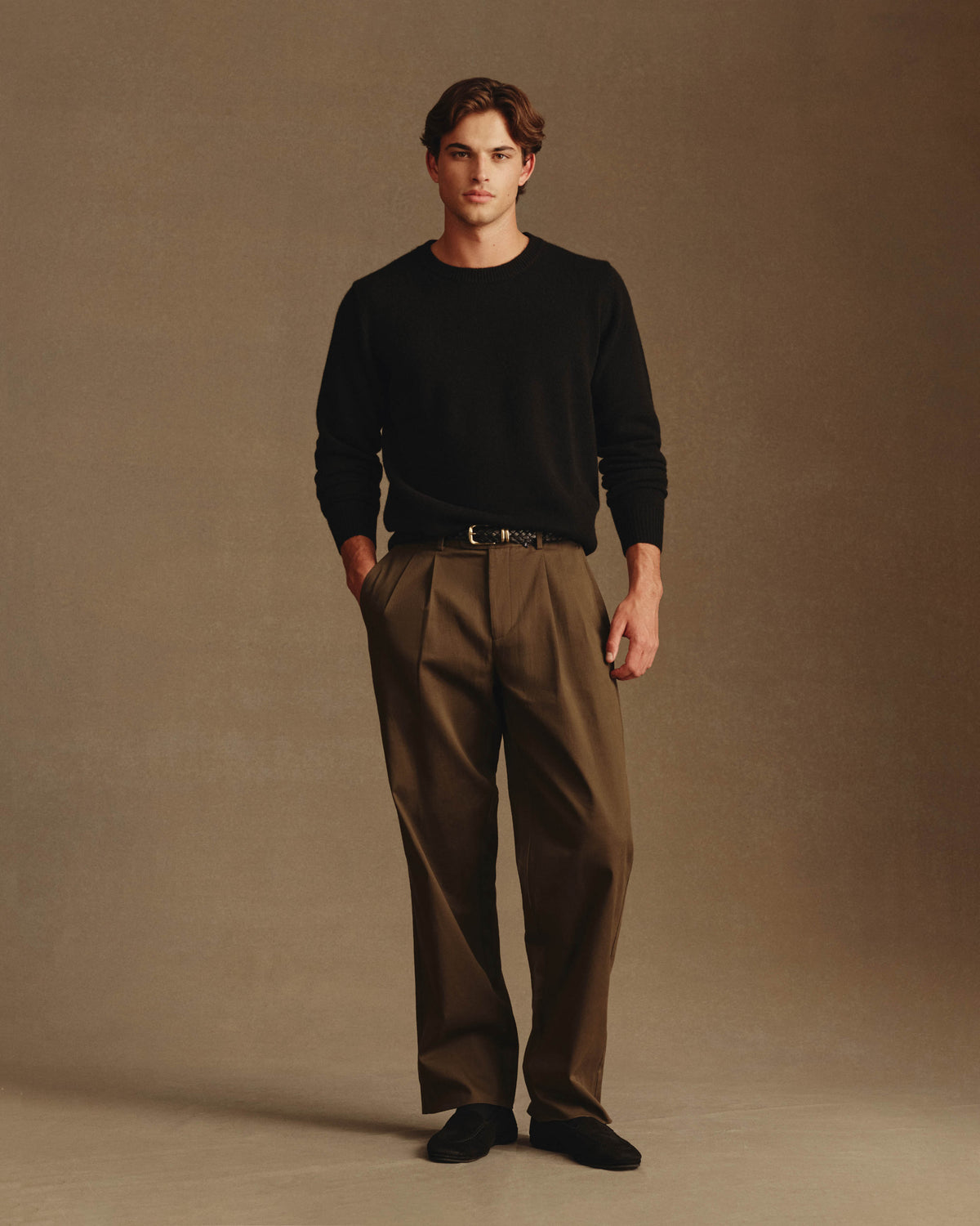 Cashmere Crew Neck - Black
