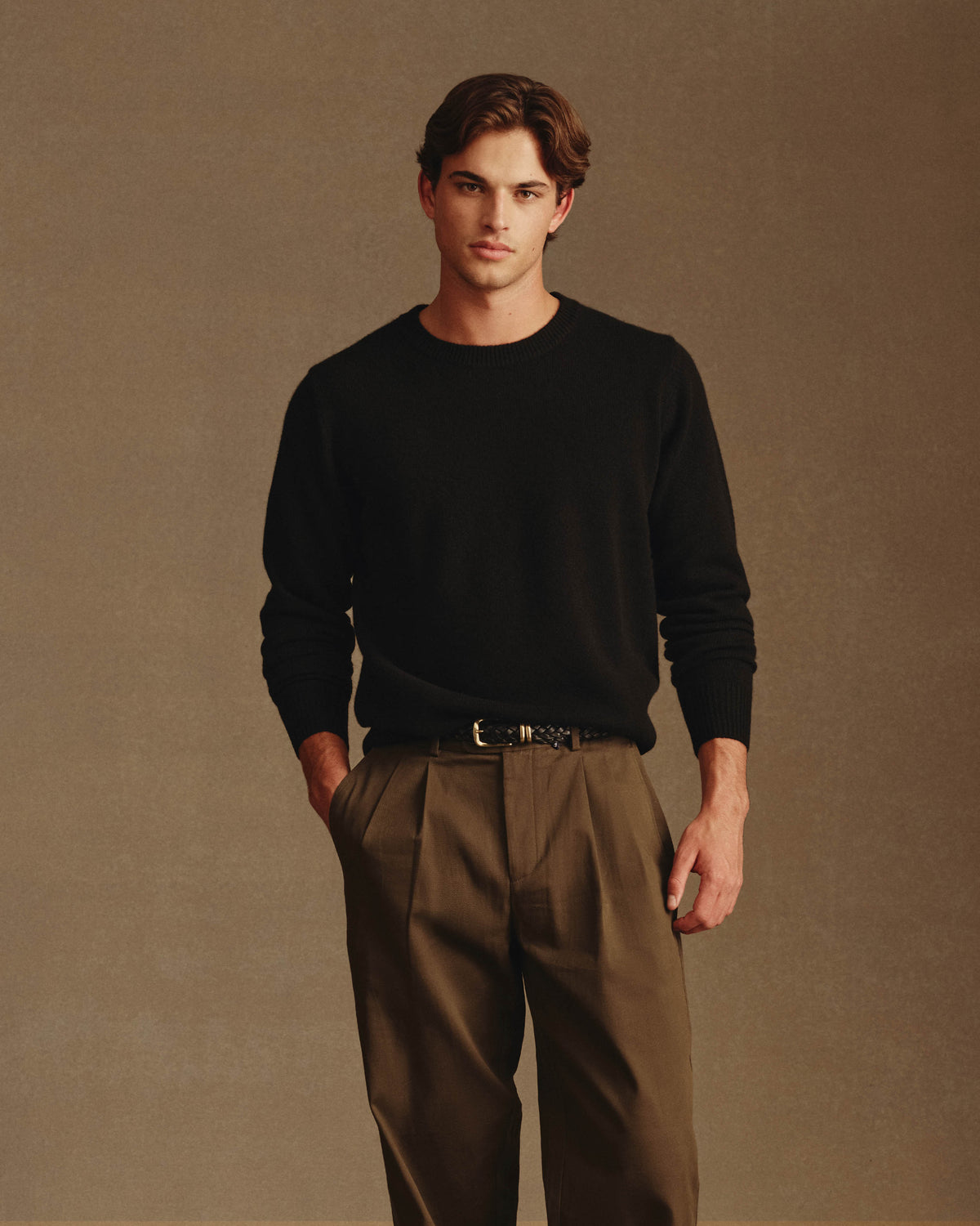 Cashmere Crew Neck - Black