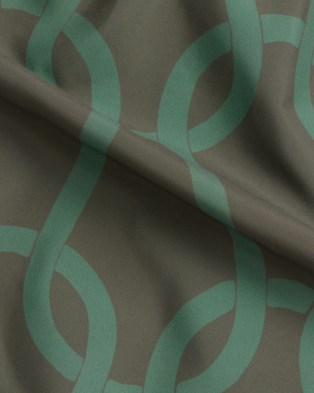 Chainmail Swim Short - Sage