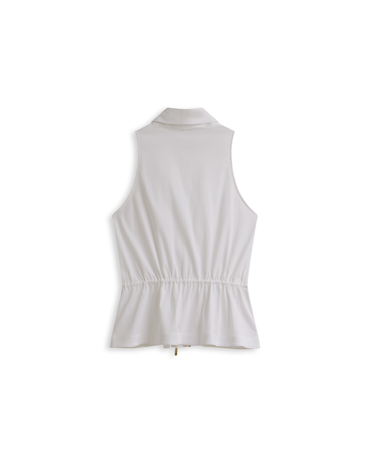 Christy Tie Top - White Rib