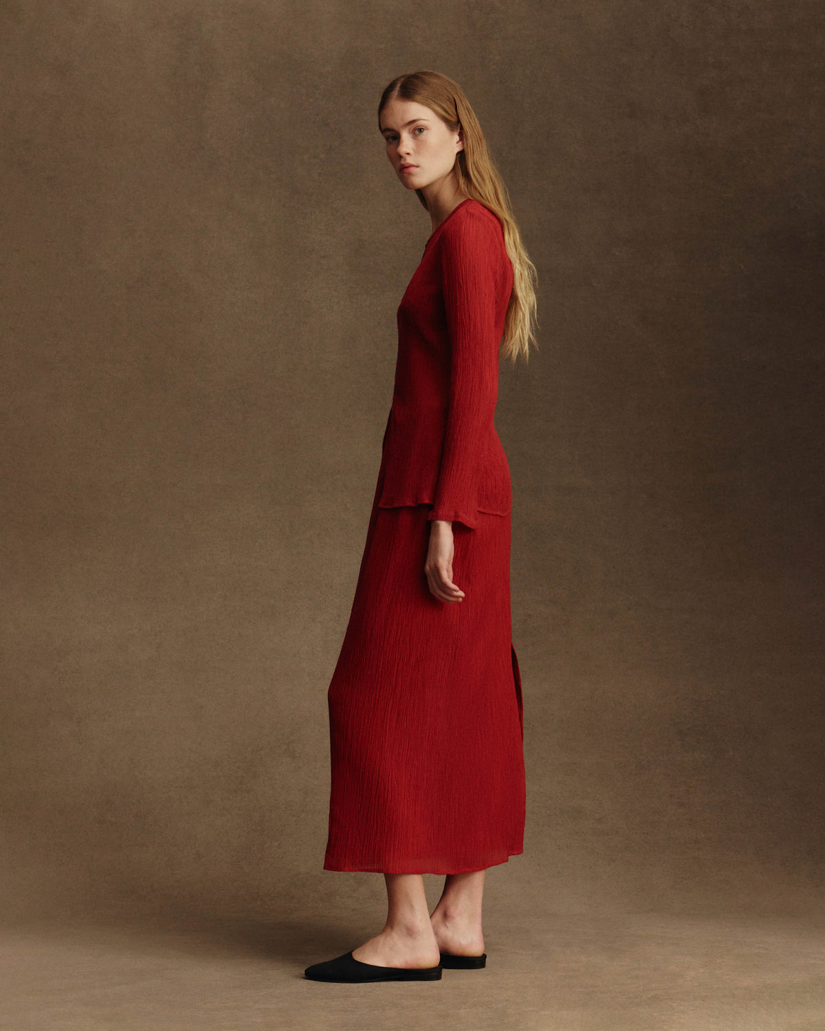 Clara Skirt - Scarlet