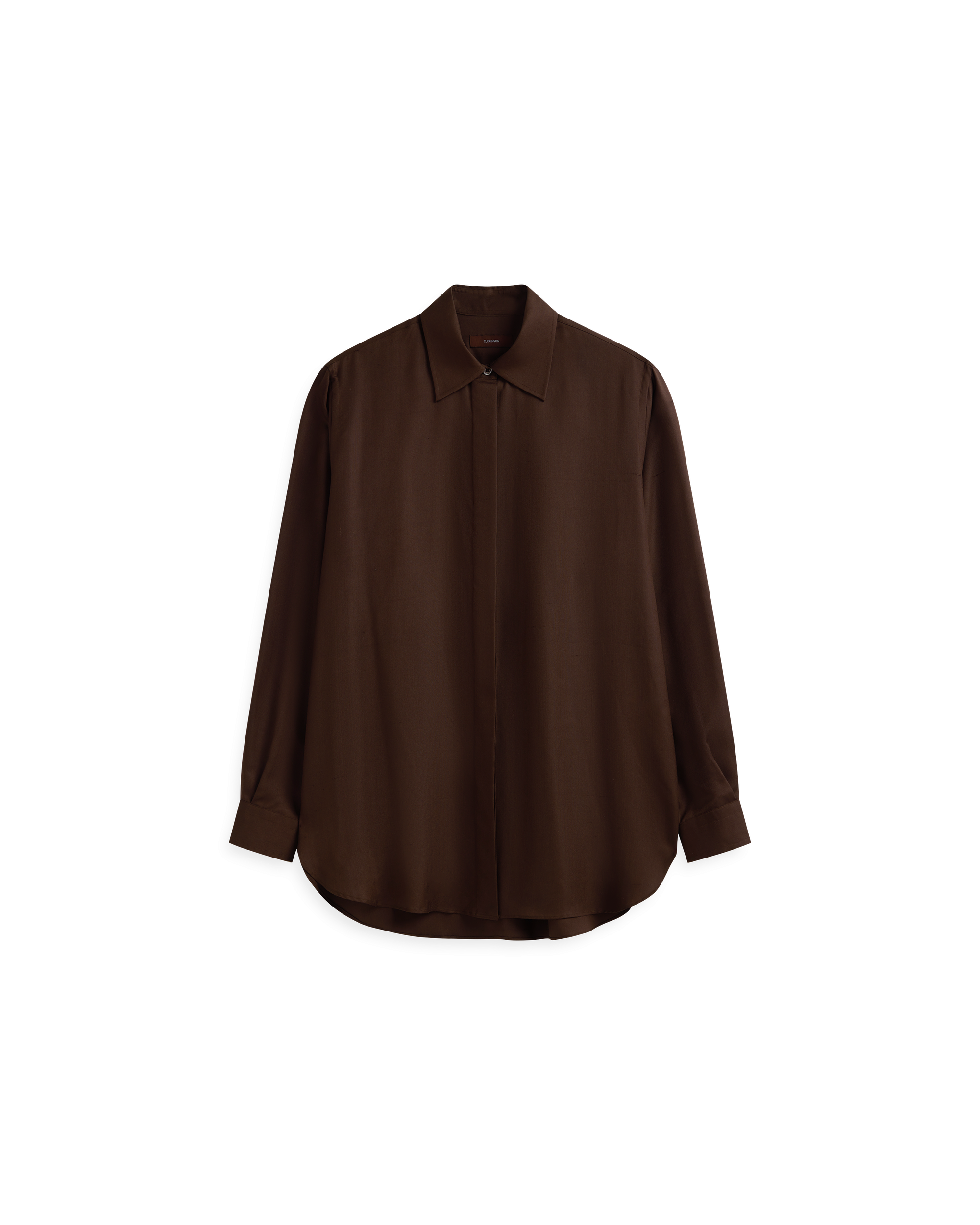 Classic Shirt - Chocolate Dupioni