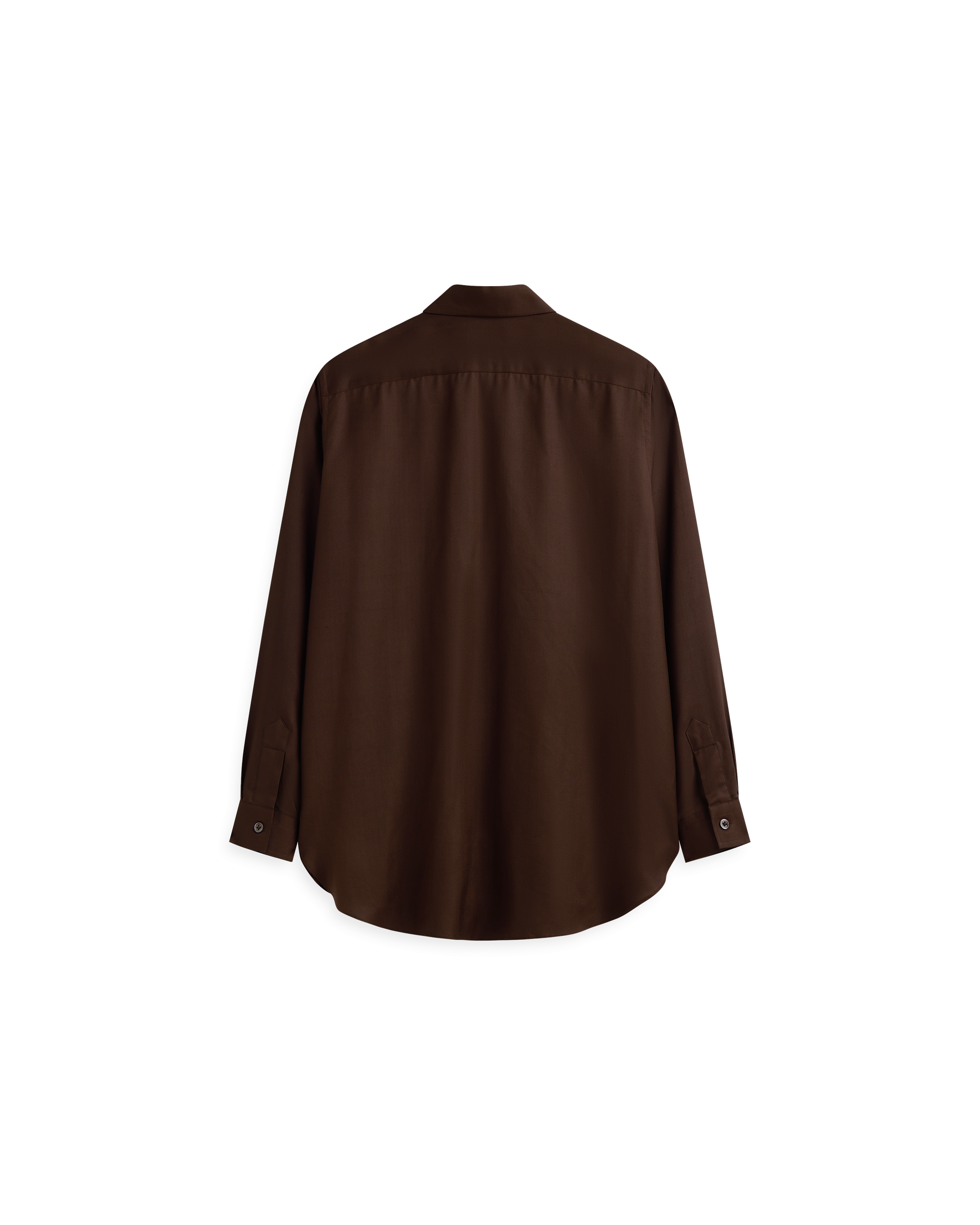 Classic Shirt - Chocolate Dupioni