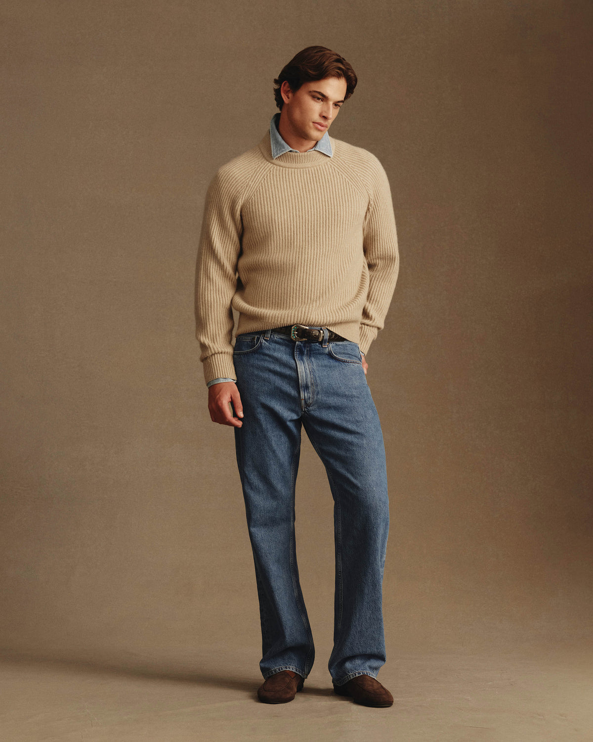Cormac Cashmere Knit - Oatmeal