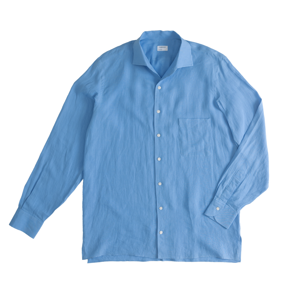 Cornflower Summer Linen Shirt