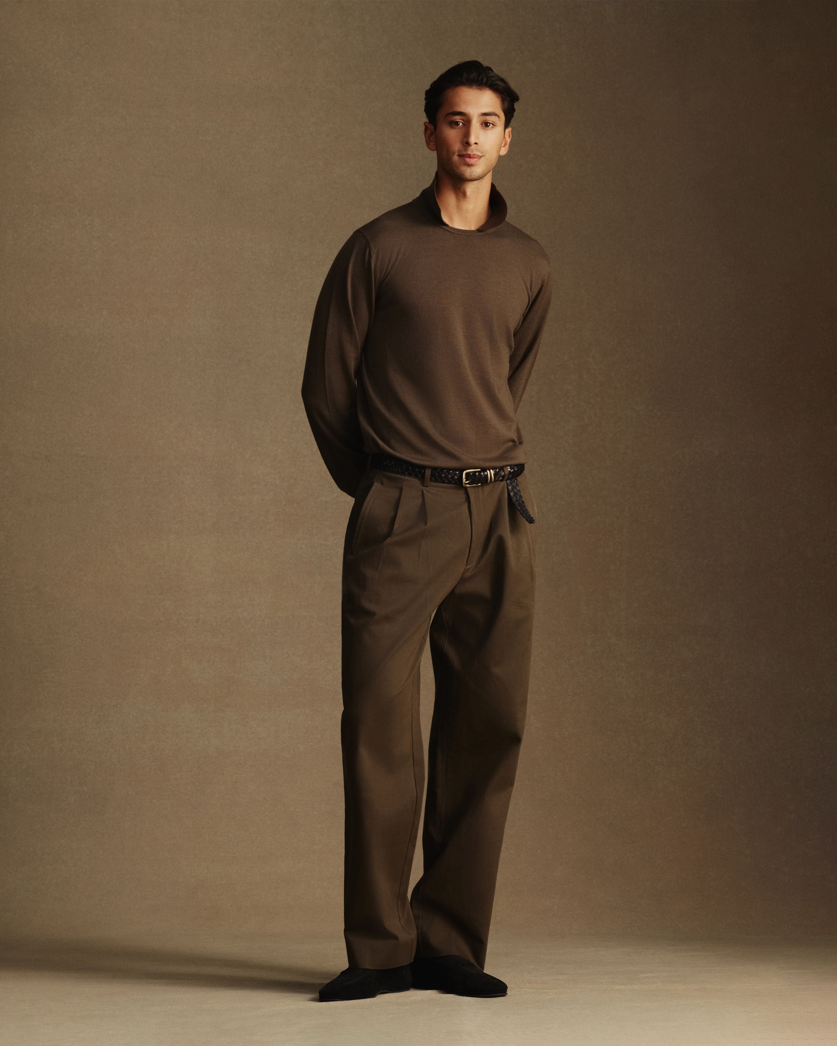 Merino Crewlo - Moss