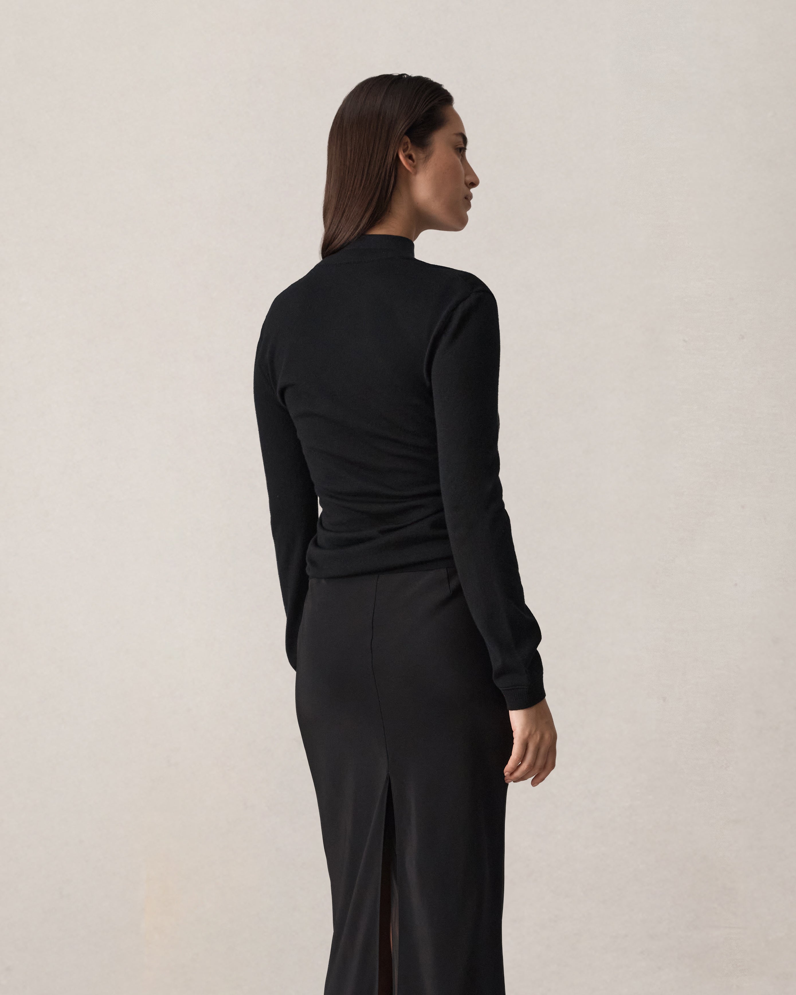 Daisy Merino Knit - Black