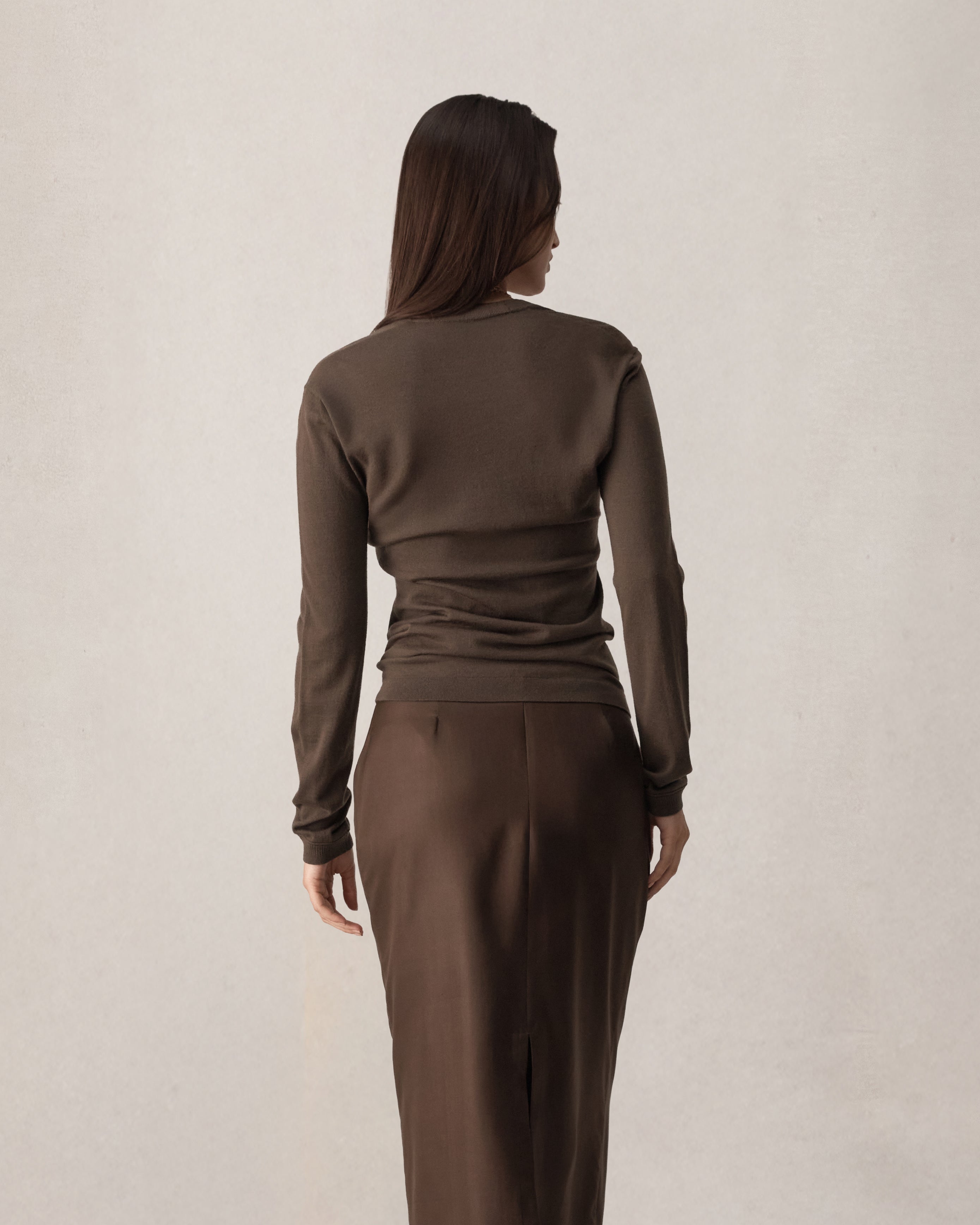 Daisy Merino Knit - Moss