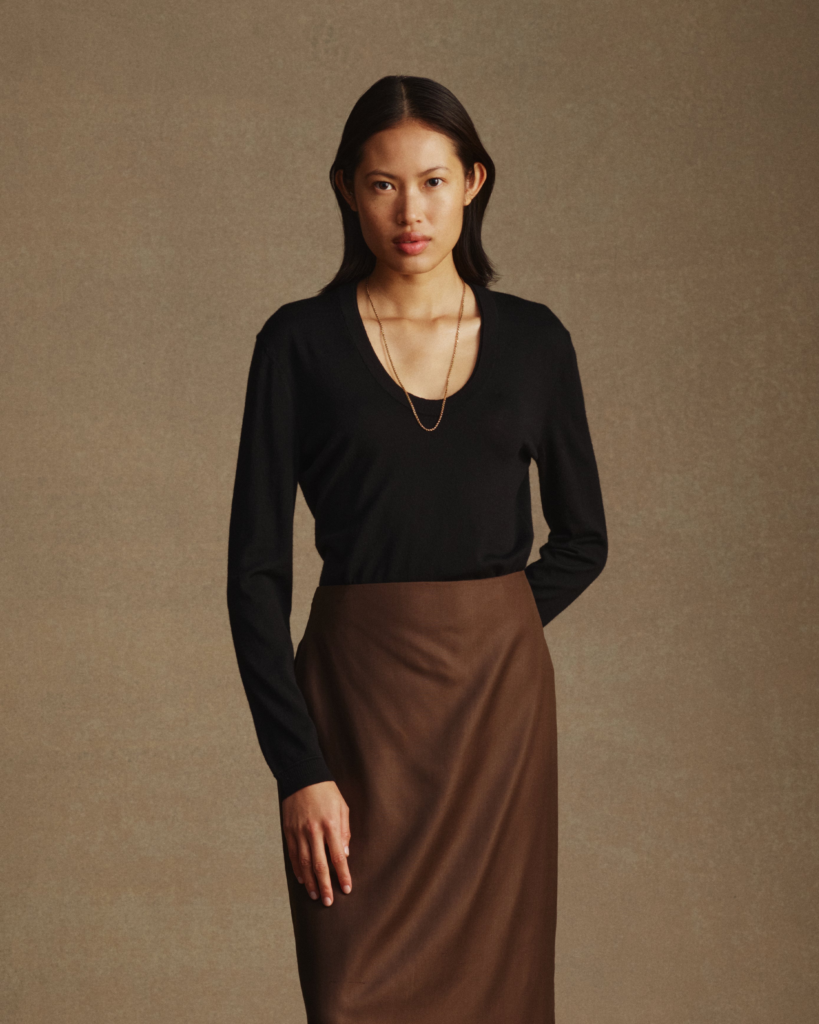 Daisy Merino Knit - Black