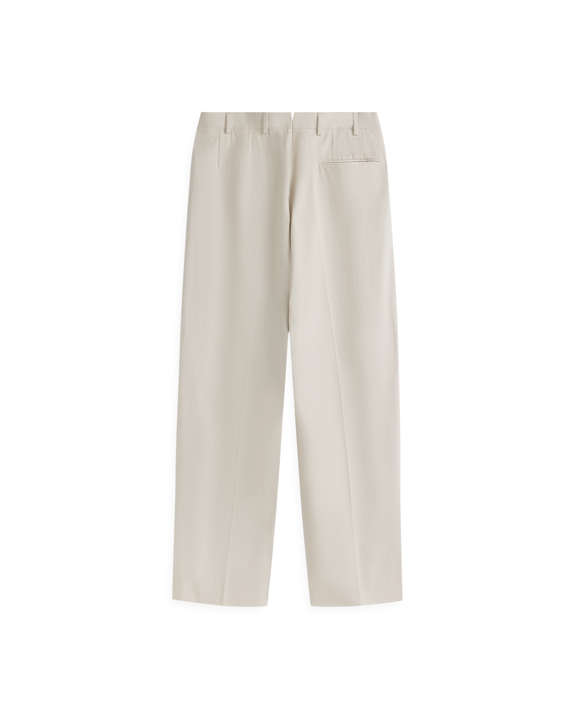 Double Pleated Trouser - Bone Canvas