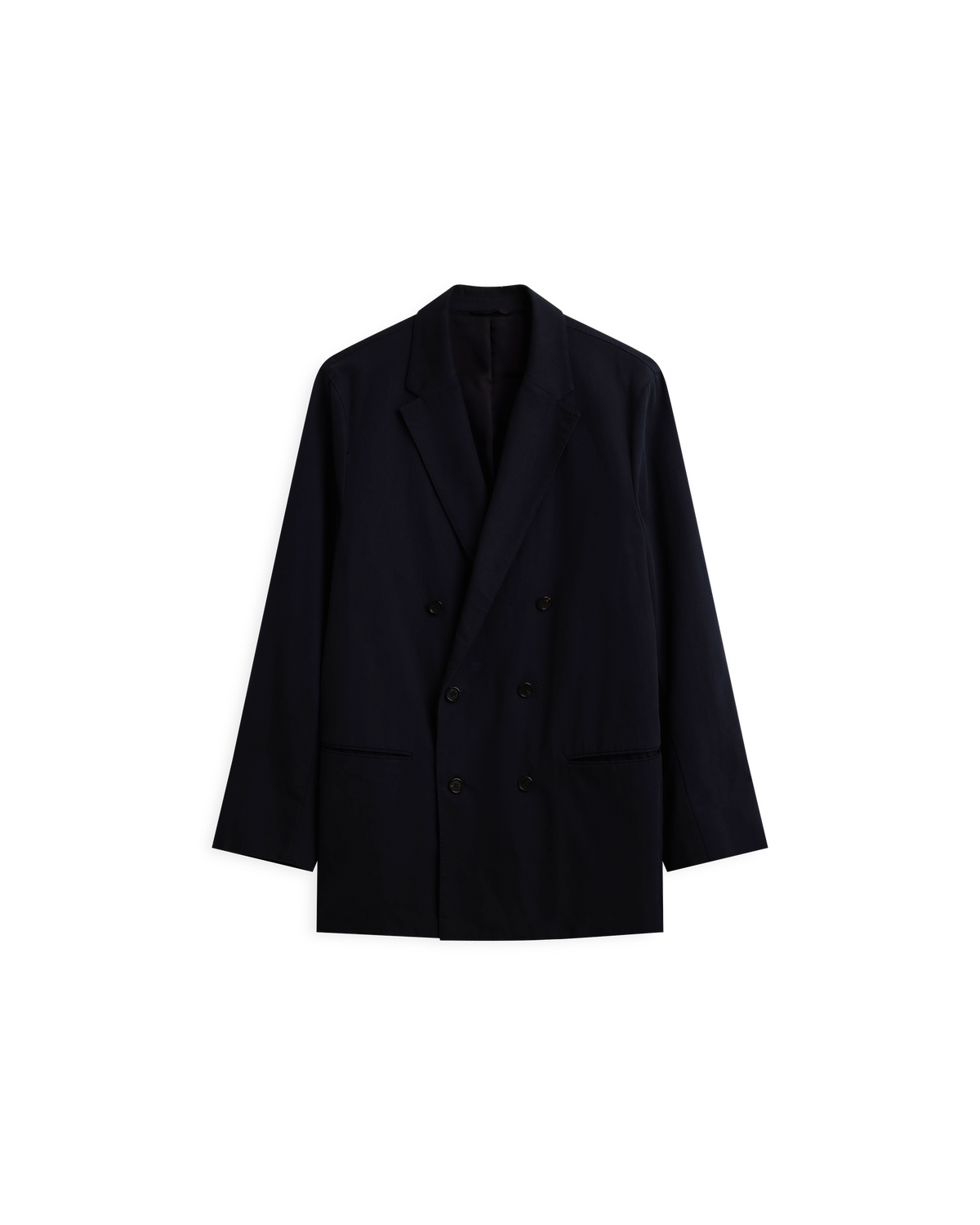 Double Breasted Slack Jacket - Navy Canvas
