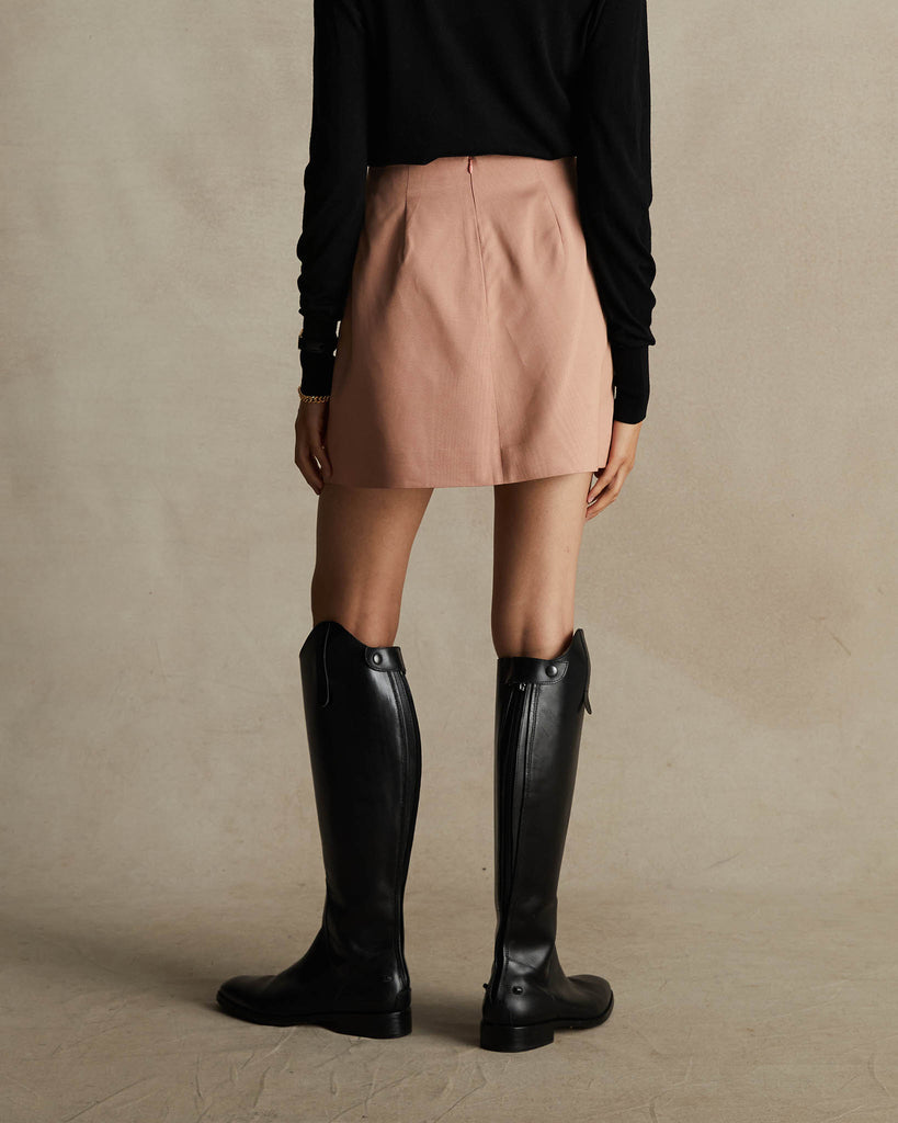 Pink Moire Celine Skirt