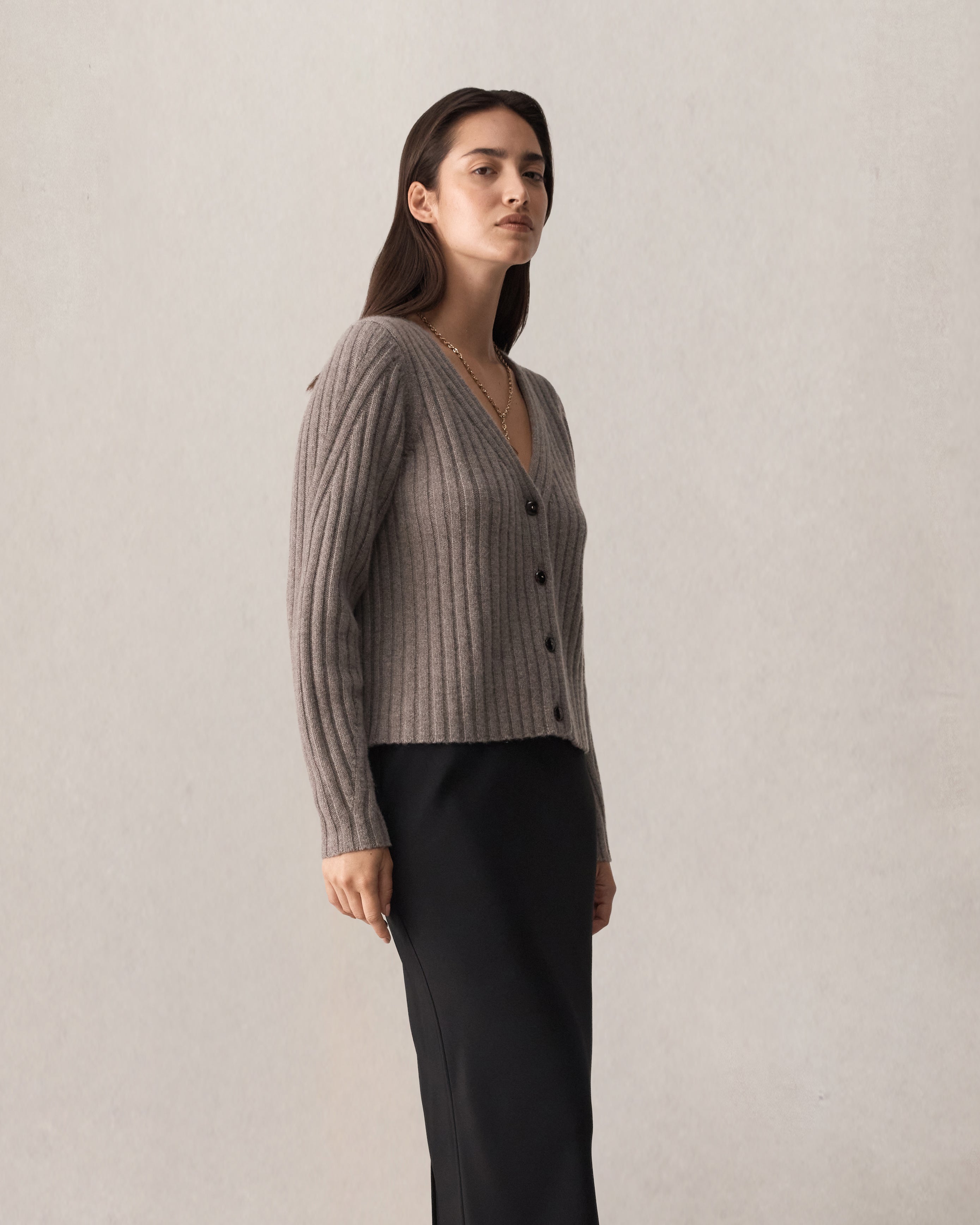 Eloise Cardigan - Brindle