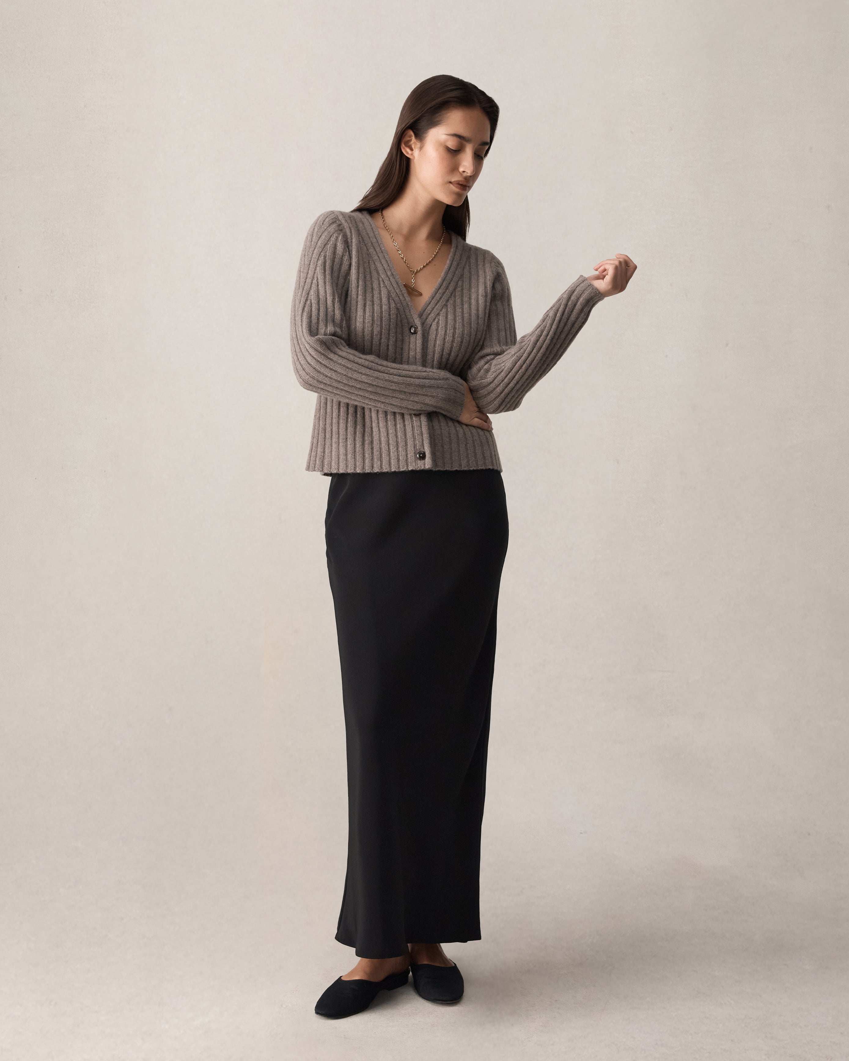 Eloise Cardigan - Brindle