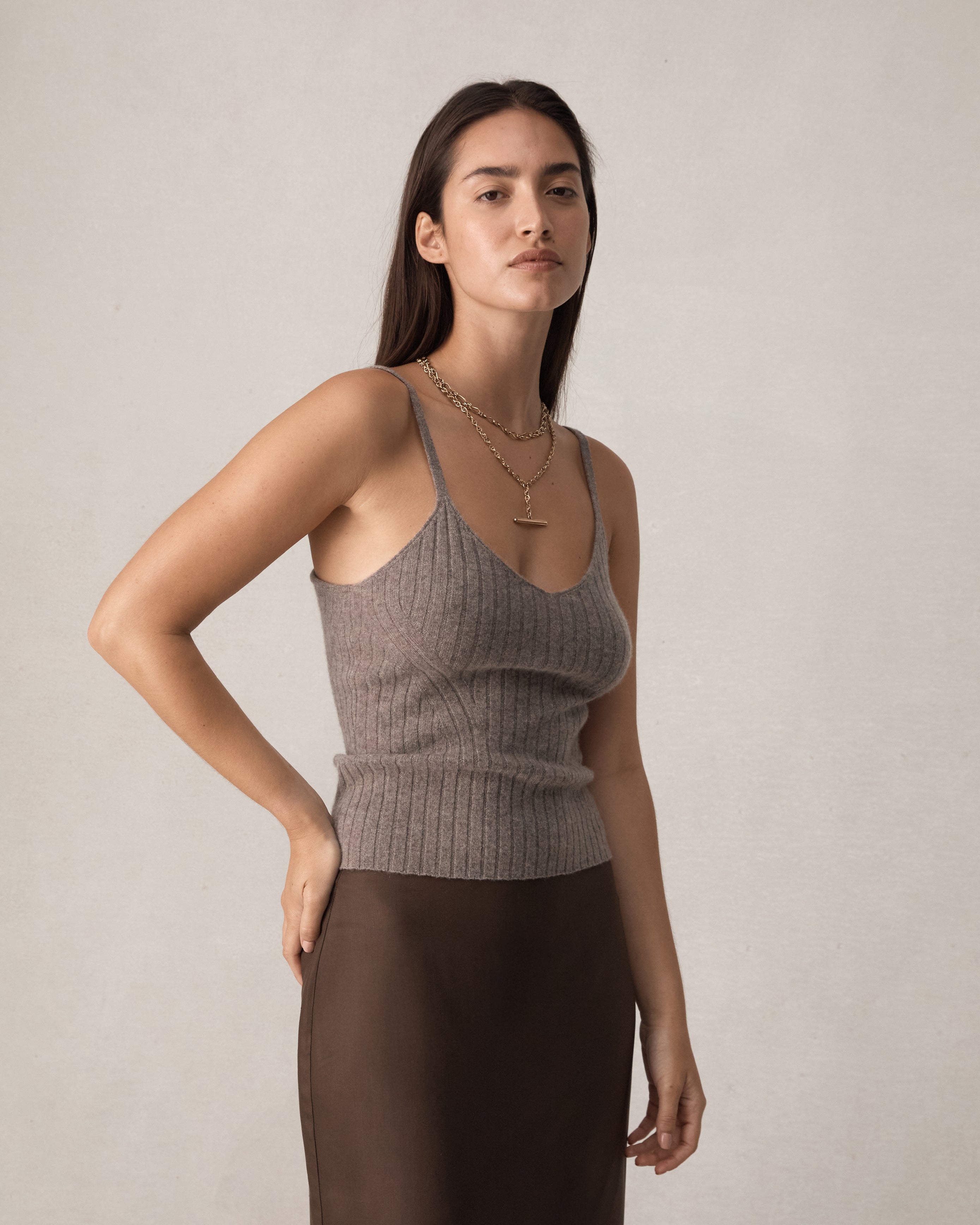 Eloise Tank - Brindle