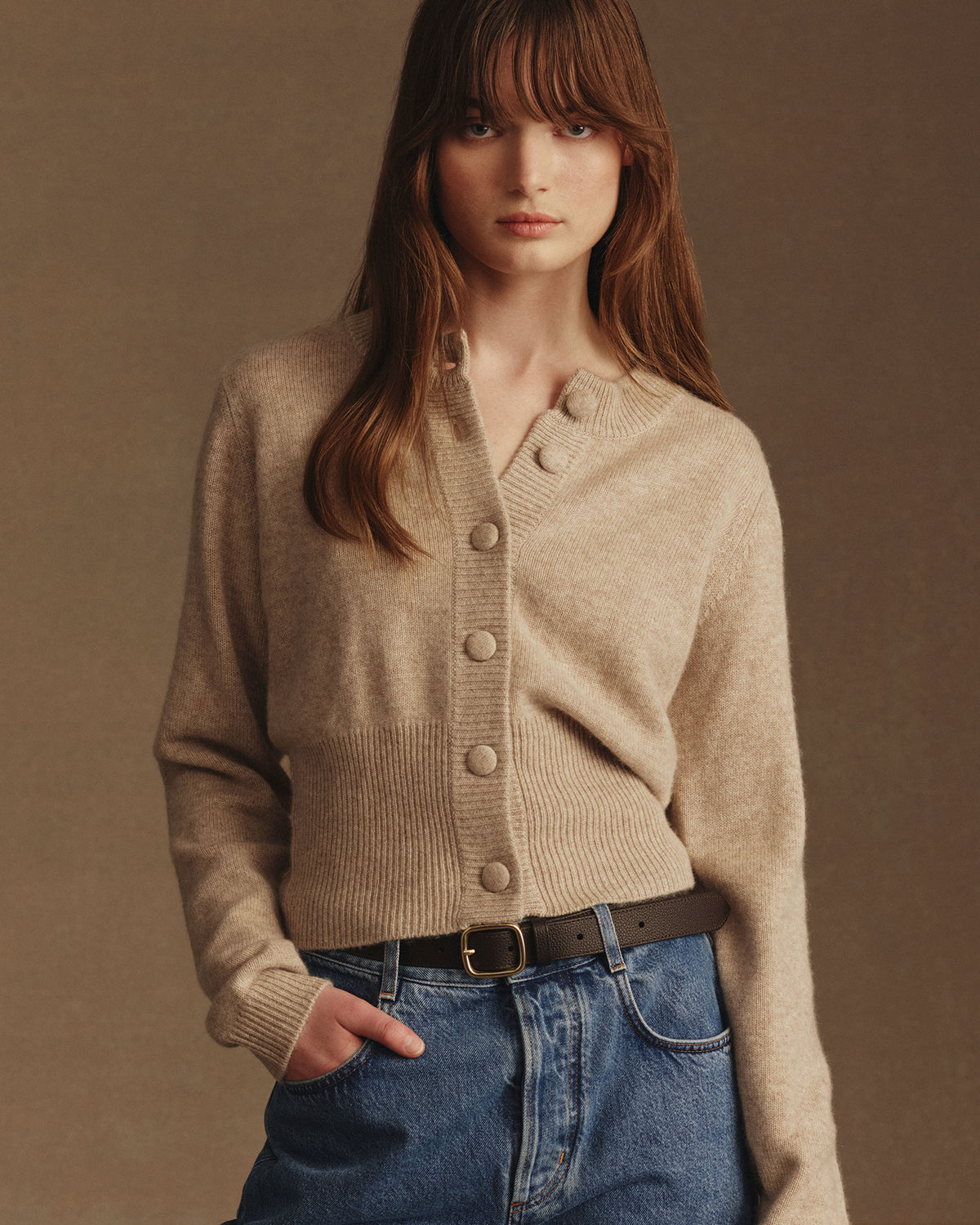 Emily Cardigan - Oat