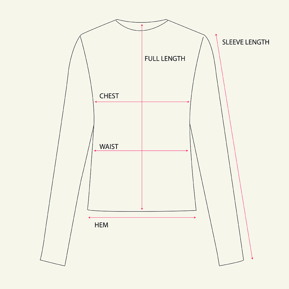 Cass Merino Quarter Zip - Moss measurements