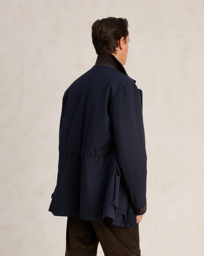 Navy Technical Quilted Field Jacket