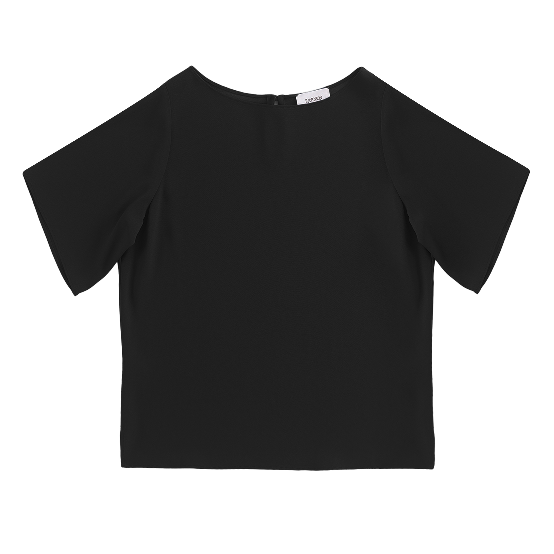 Boat Neck Top - Black