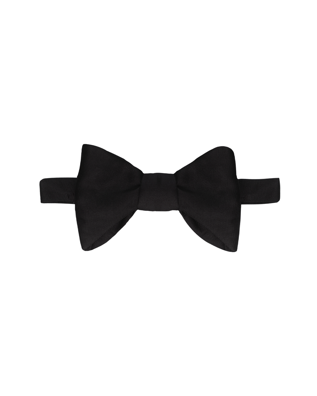 Large Bow Tie - Black Grosgrain
