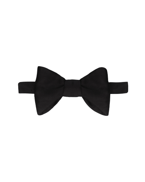 Large Bow Tie - Black Grosgrain