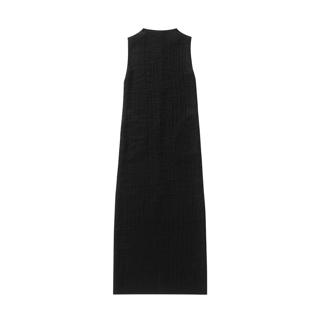 Mara Boat Neck Maxi Dress - Black