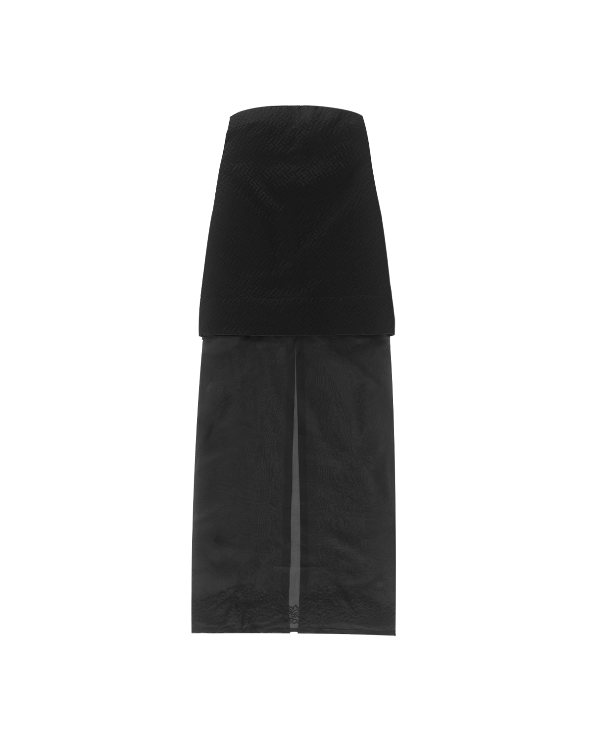 Sabine Strapless Quilted Dress - Black