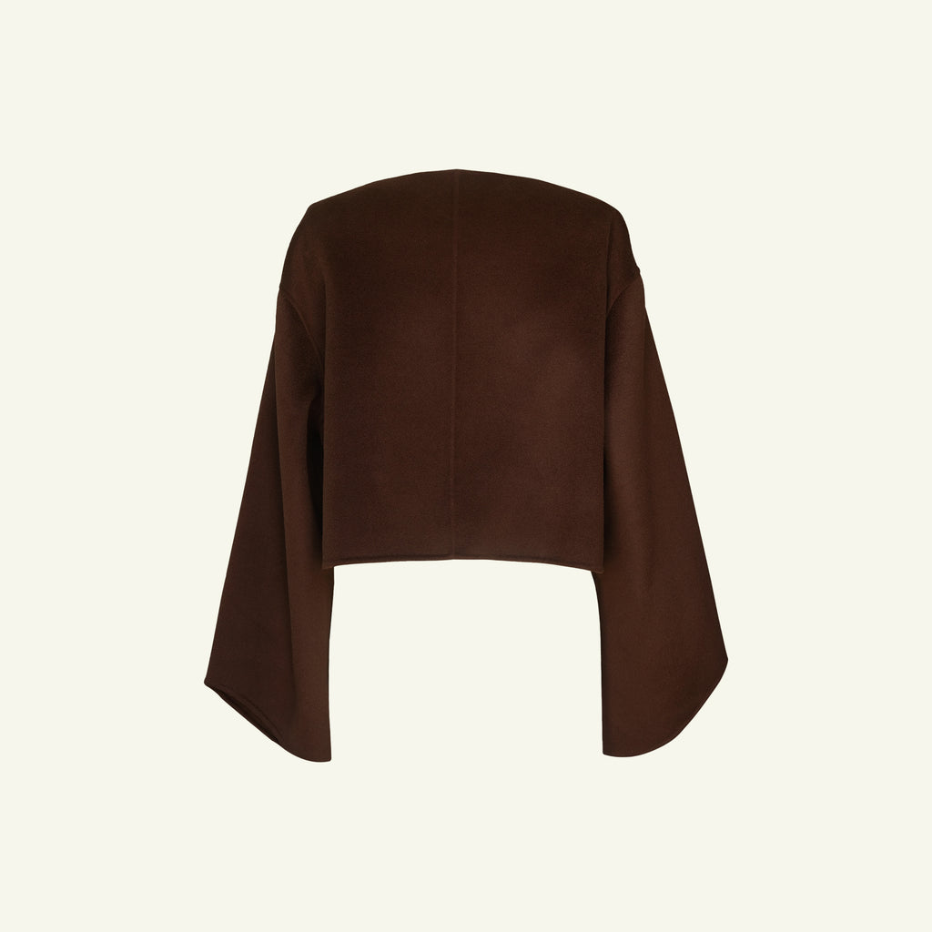 Rosie Cropped Jacket - Chestnut