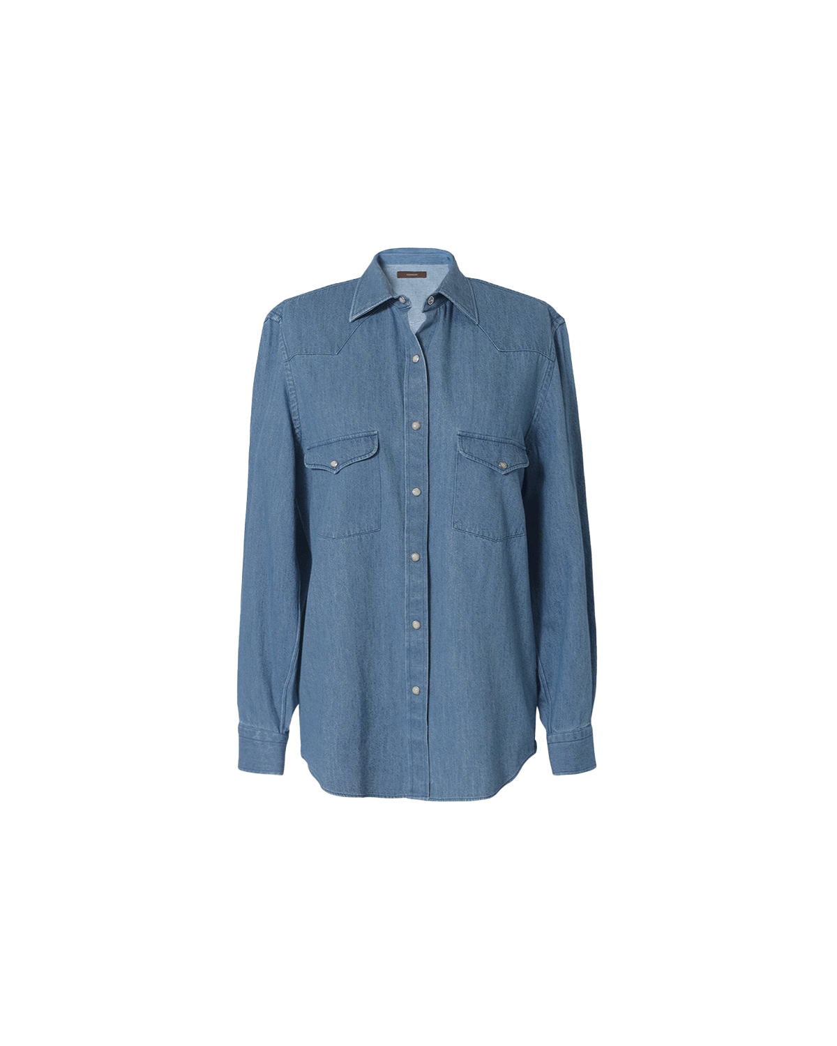 Femme Western Shirt - Light Denim