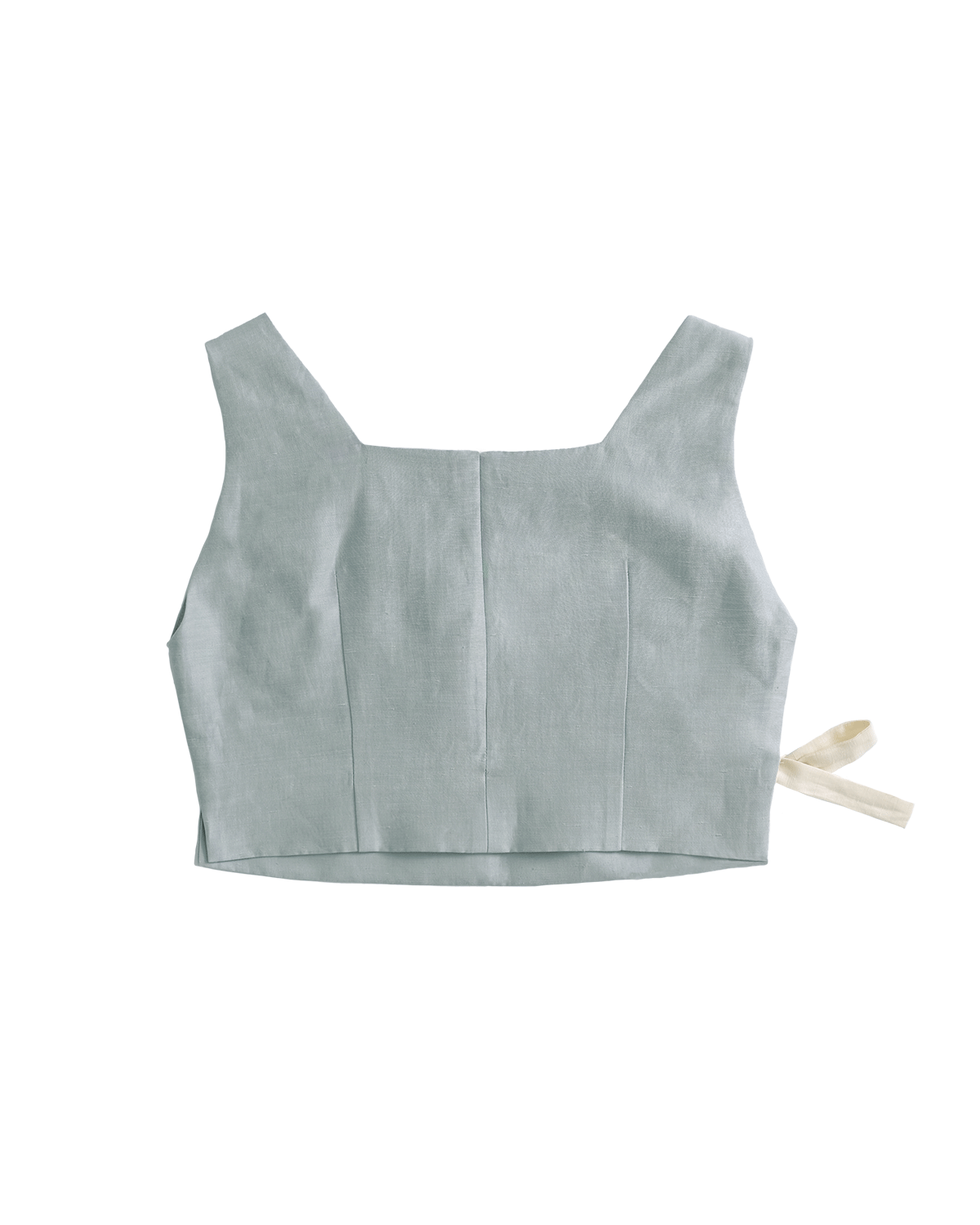 Colette Tie Top - Dusty Blue