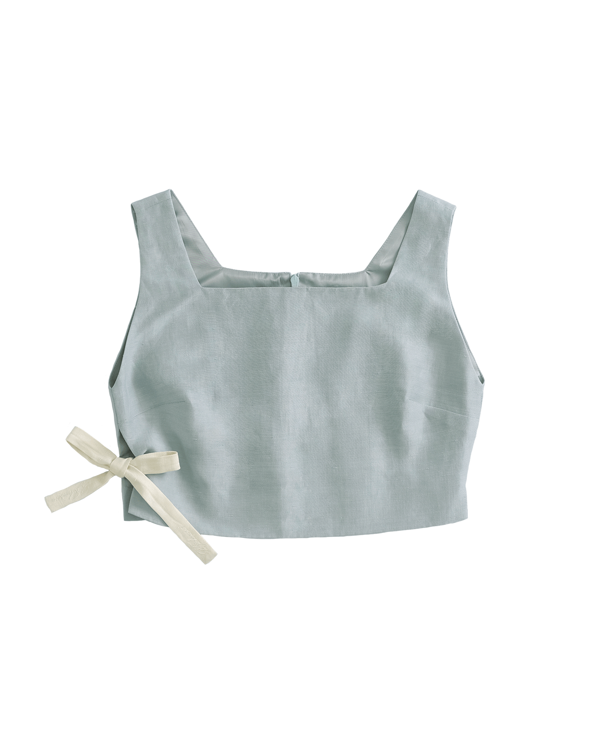 Colette Tie Top - Dusty Blue