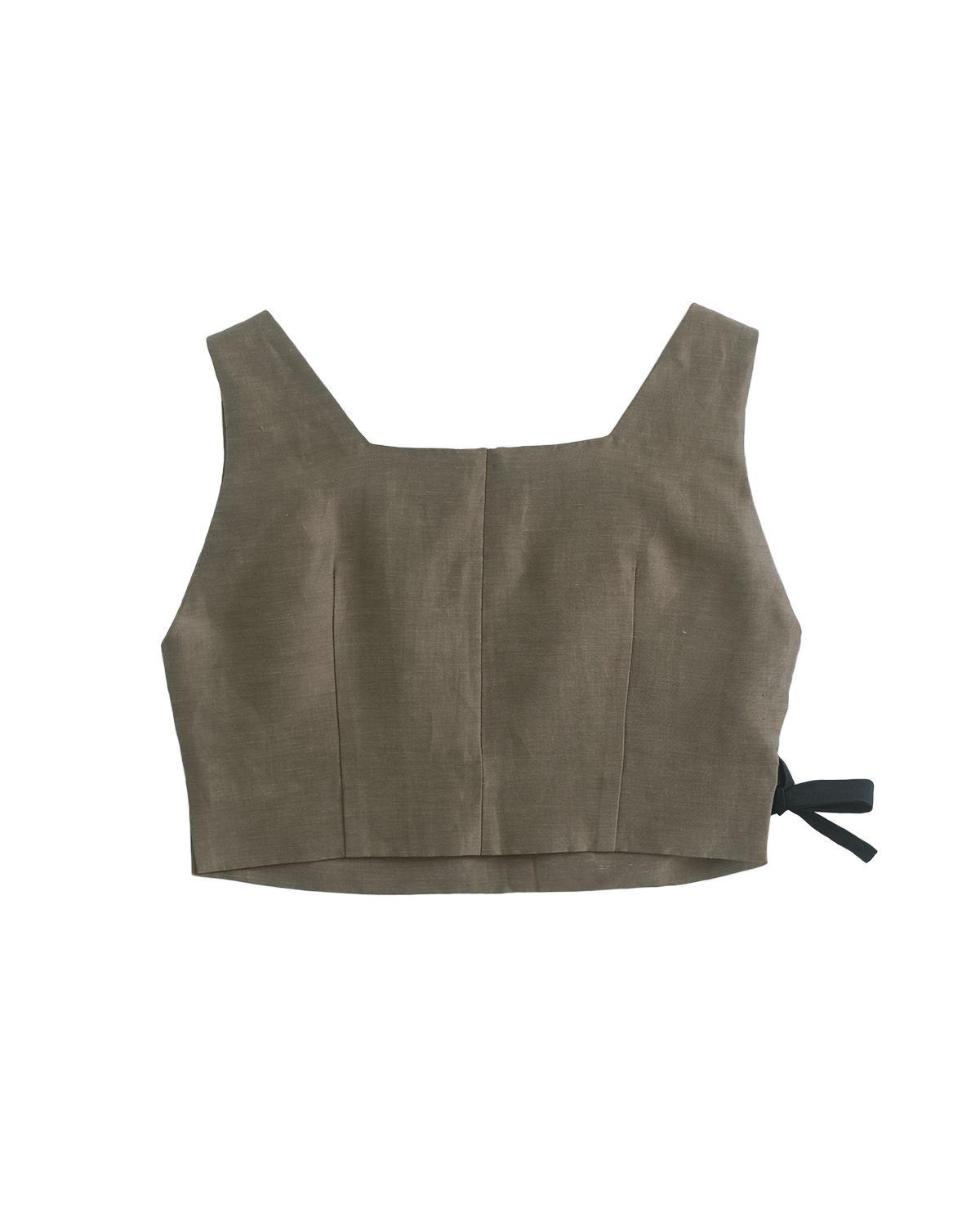 Colette Tie Top - Moss