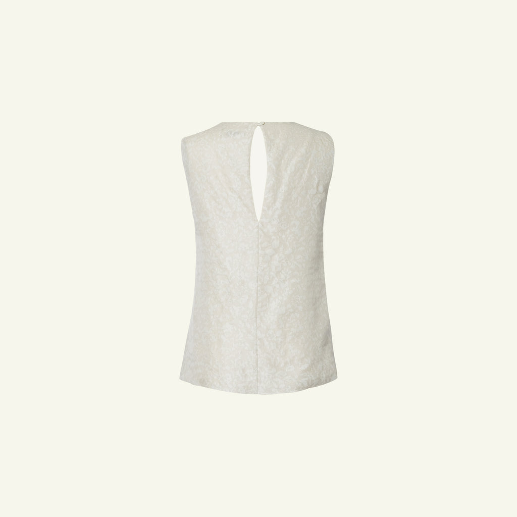Mara Boat Neck Top - Cloud