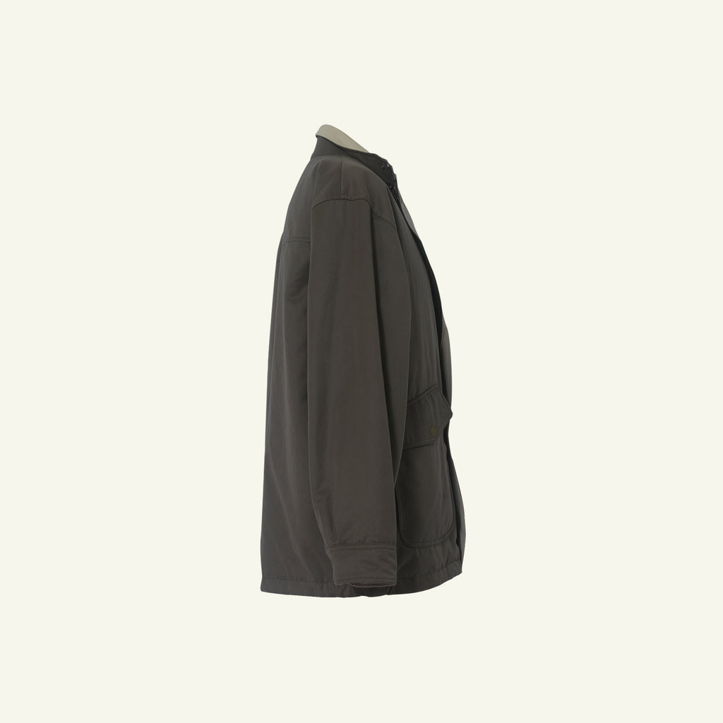 Leon Reversible Park Jacket - Moss & Beige