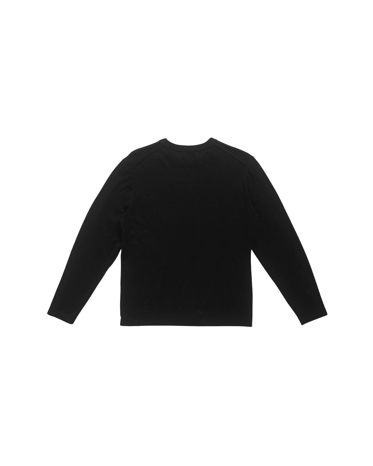 Cashmere Silk Superfine Crew Neck - Black