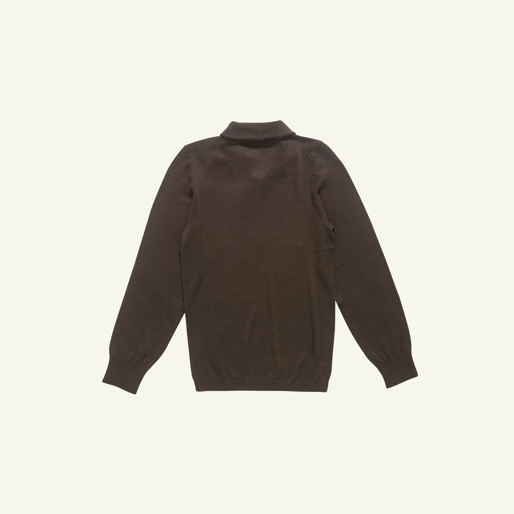 Cass Merino Quarter Zip - Moss