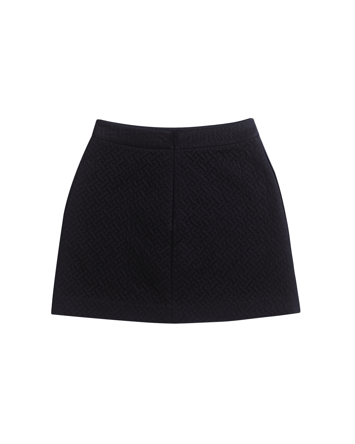 Sabine Quilted Mini Skirt - Black