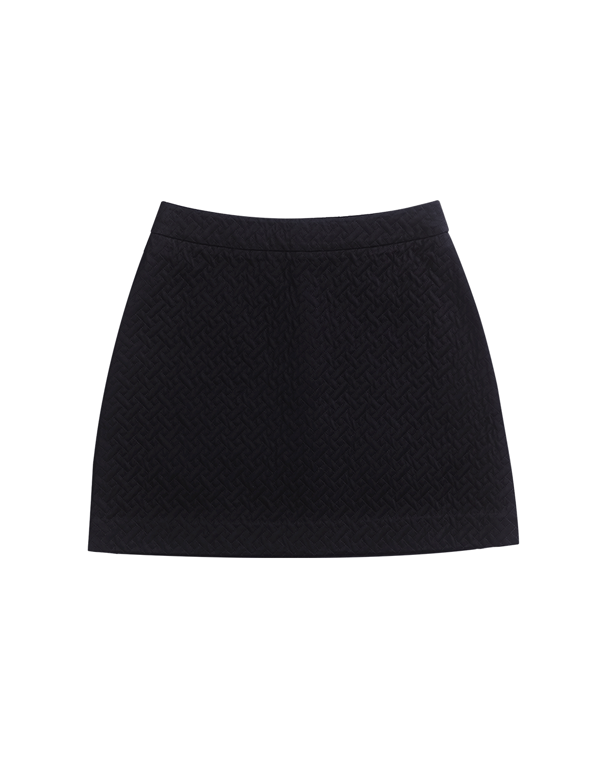 Sabine Quilted Mini Skirt - Black