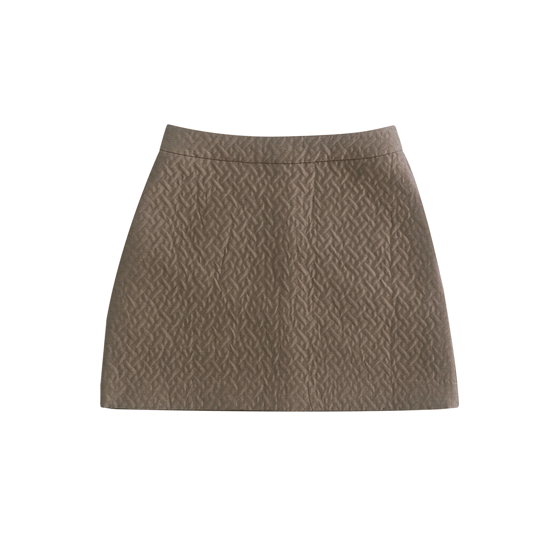 Sabine Quilted Mini Skirt - Moss
