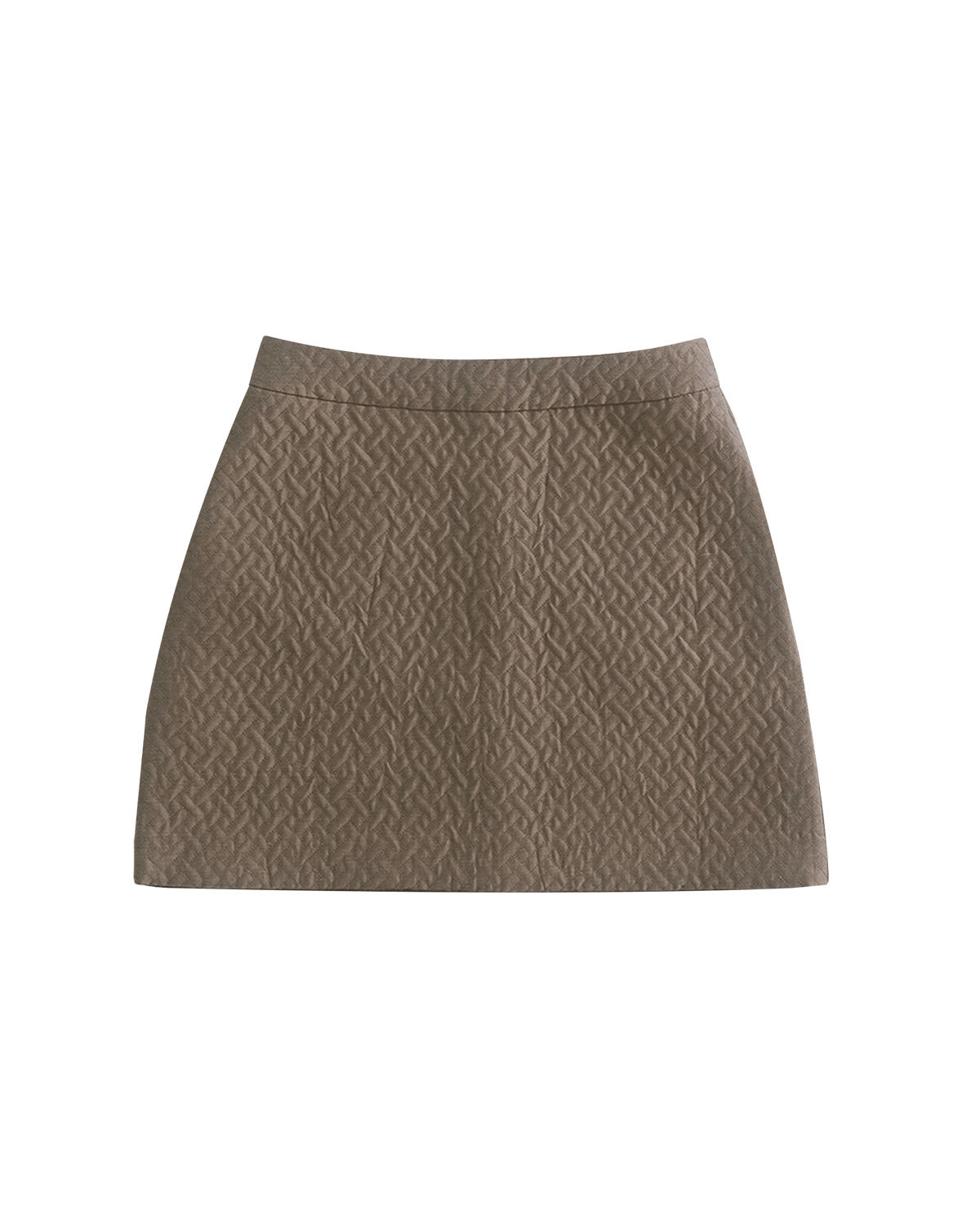 Sabine Quilted Mini Skirt - Moss