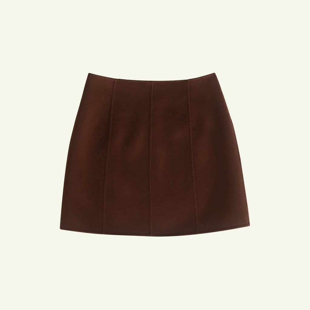 Rosie Mini Skirt - Chestnut