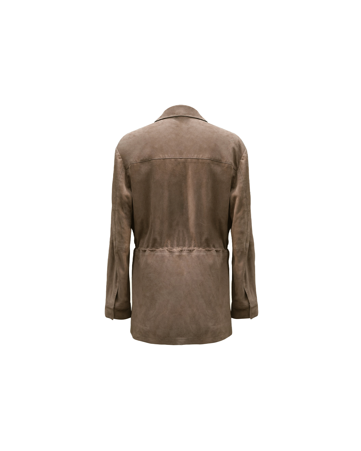 Suede Field Jacket - Taupe