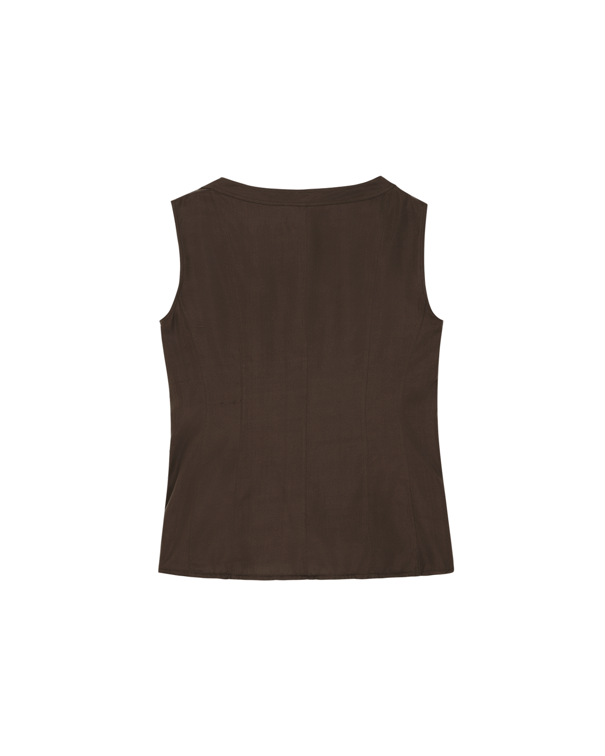 Bodice Top - Chocolate Dupioni