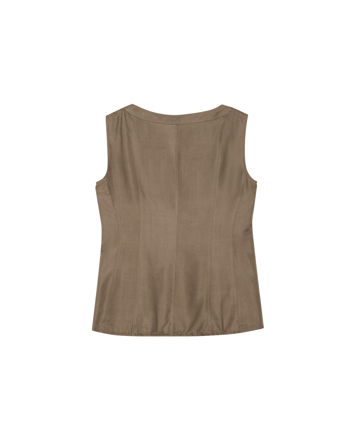 Bodice Top - Taupe Dupioni
