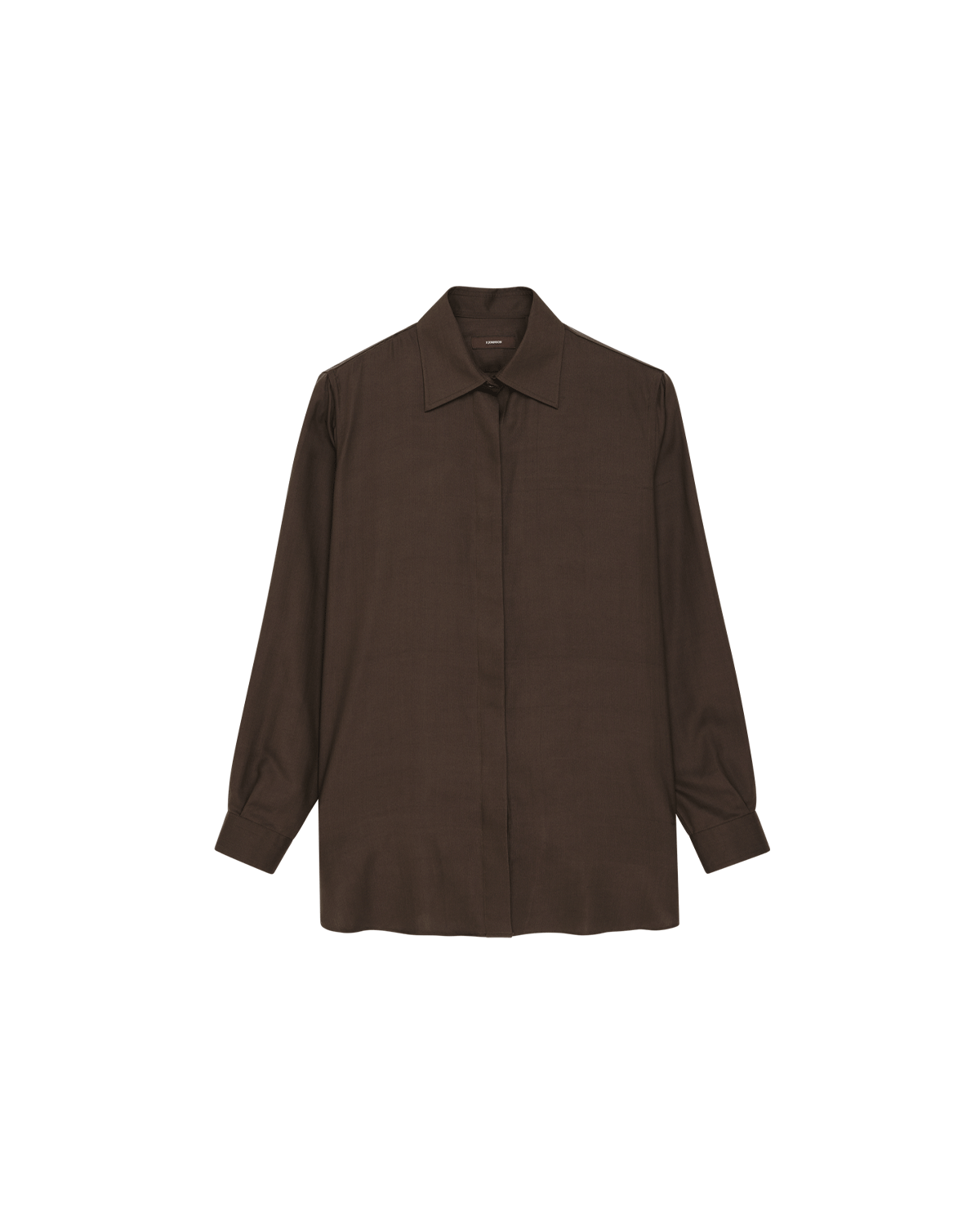 Classic Shirt - Chocolate Dupioni