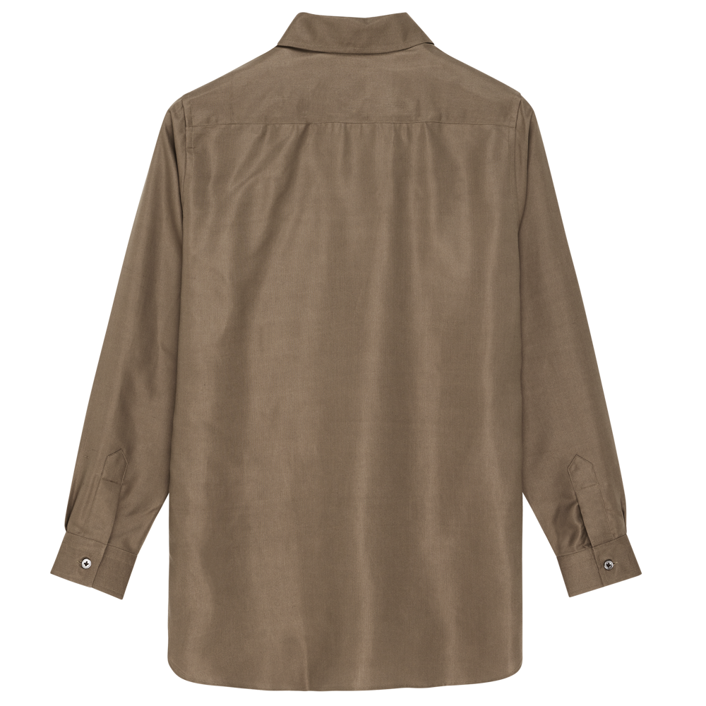 Classic Shirt - Taupe Dupioni