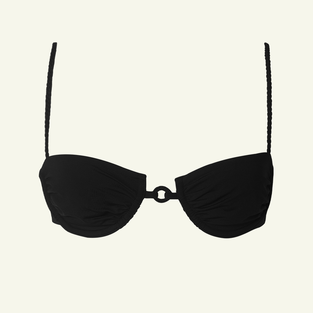 Tamsin Bikini Top - Black