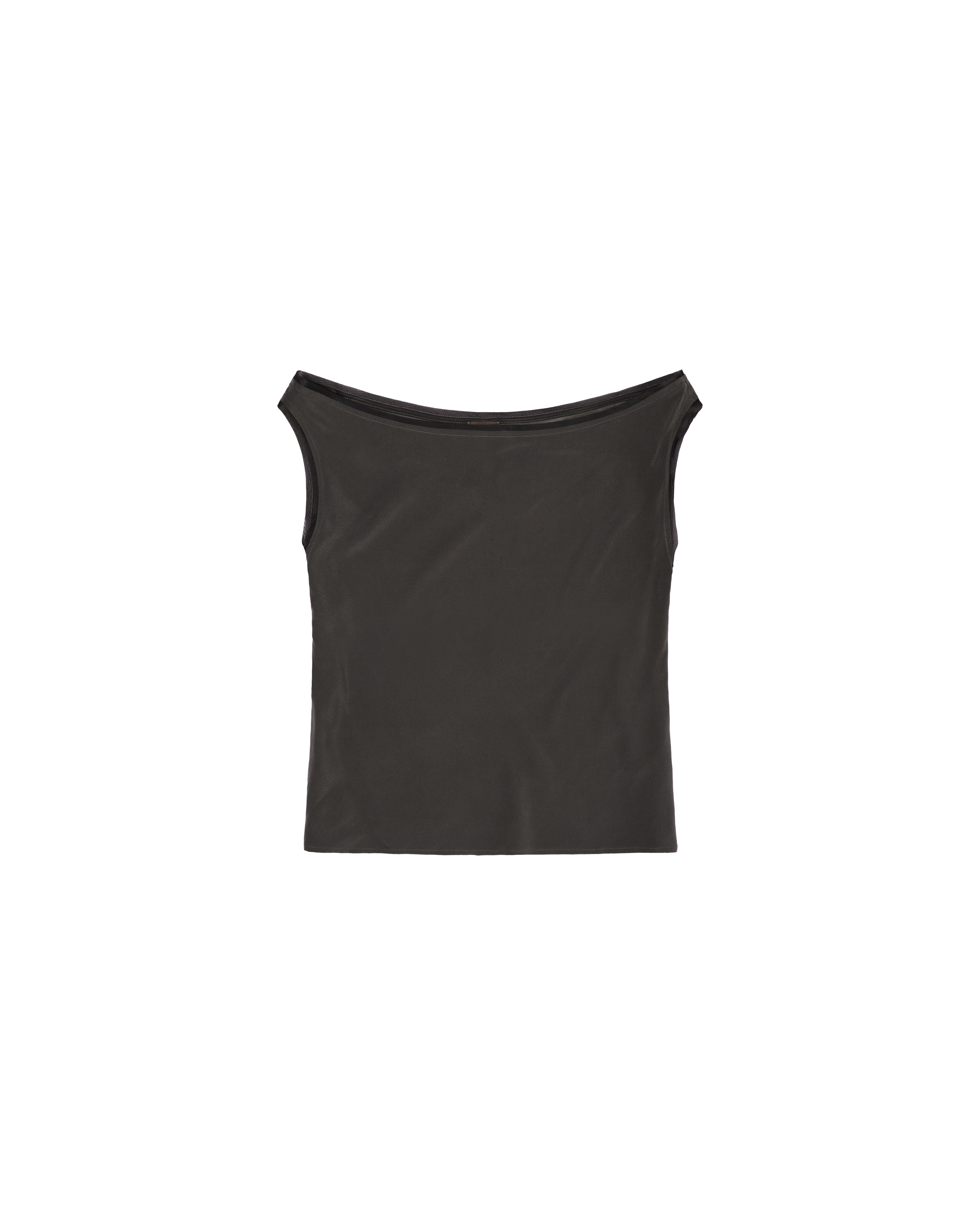 Faye Top - Olive Silk