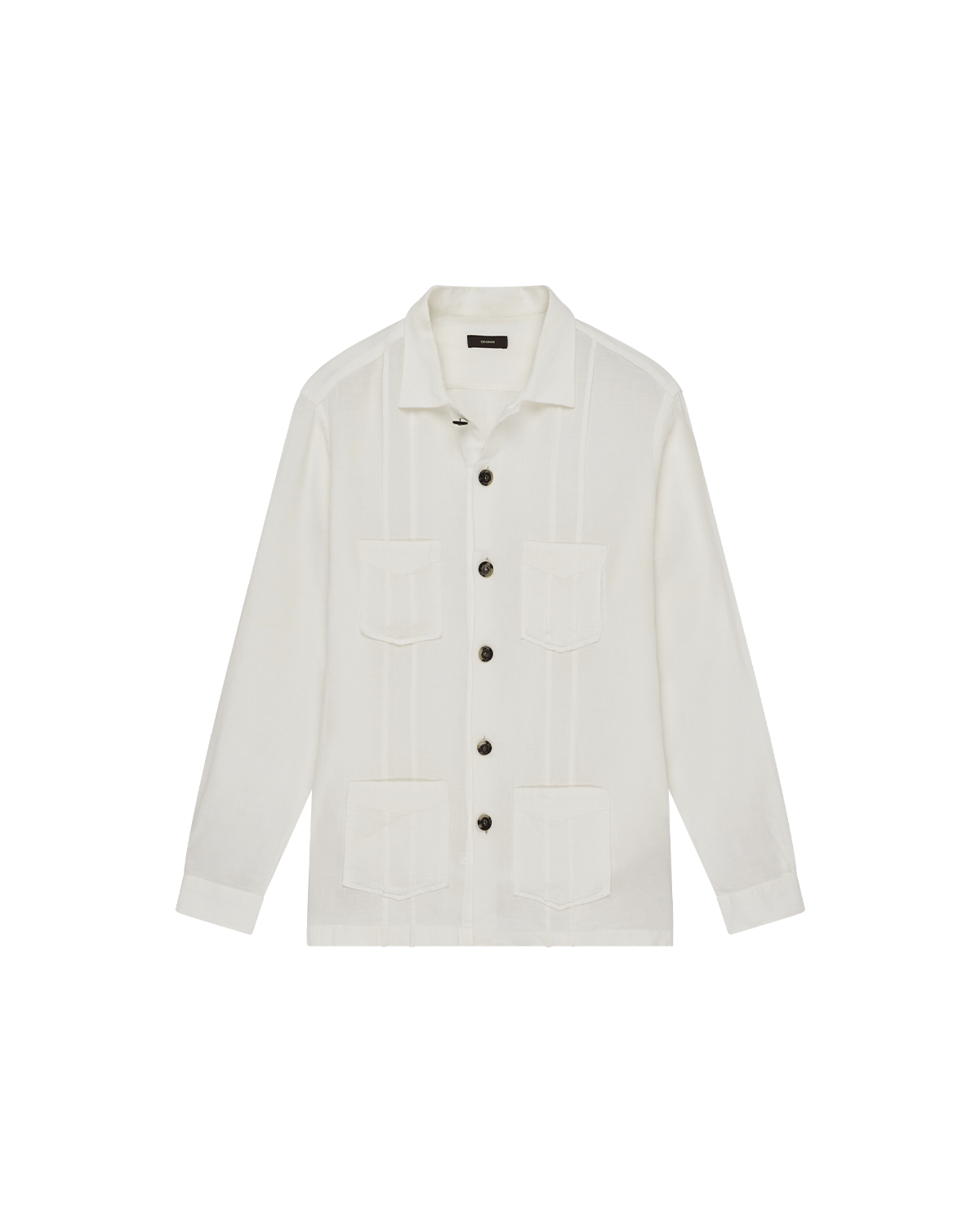 Havana Shirt - White Linen Canvas