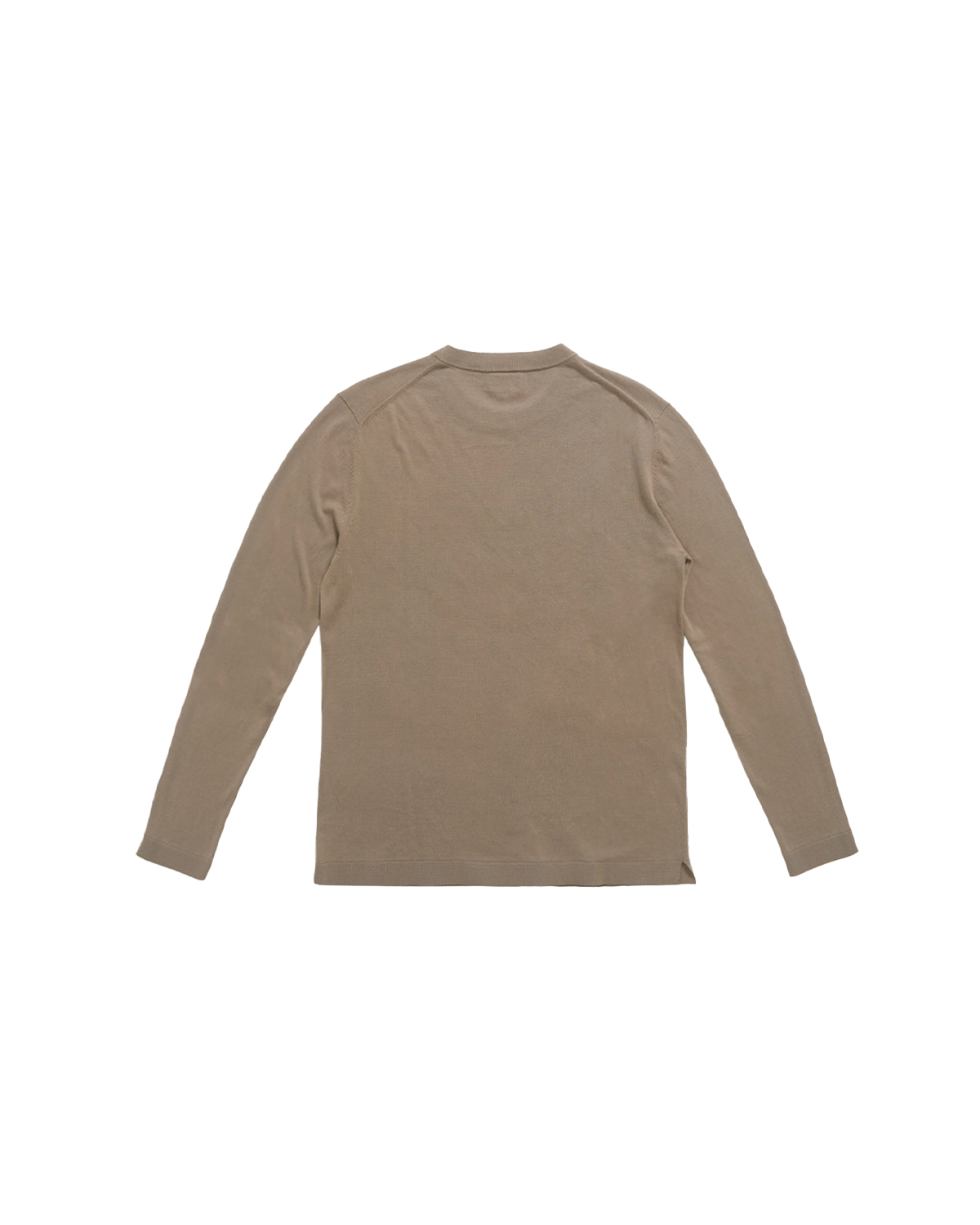 Ice Cotton Long Sleeve Top - Taupe